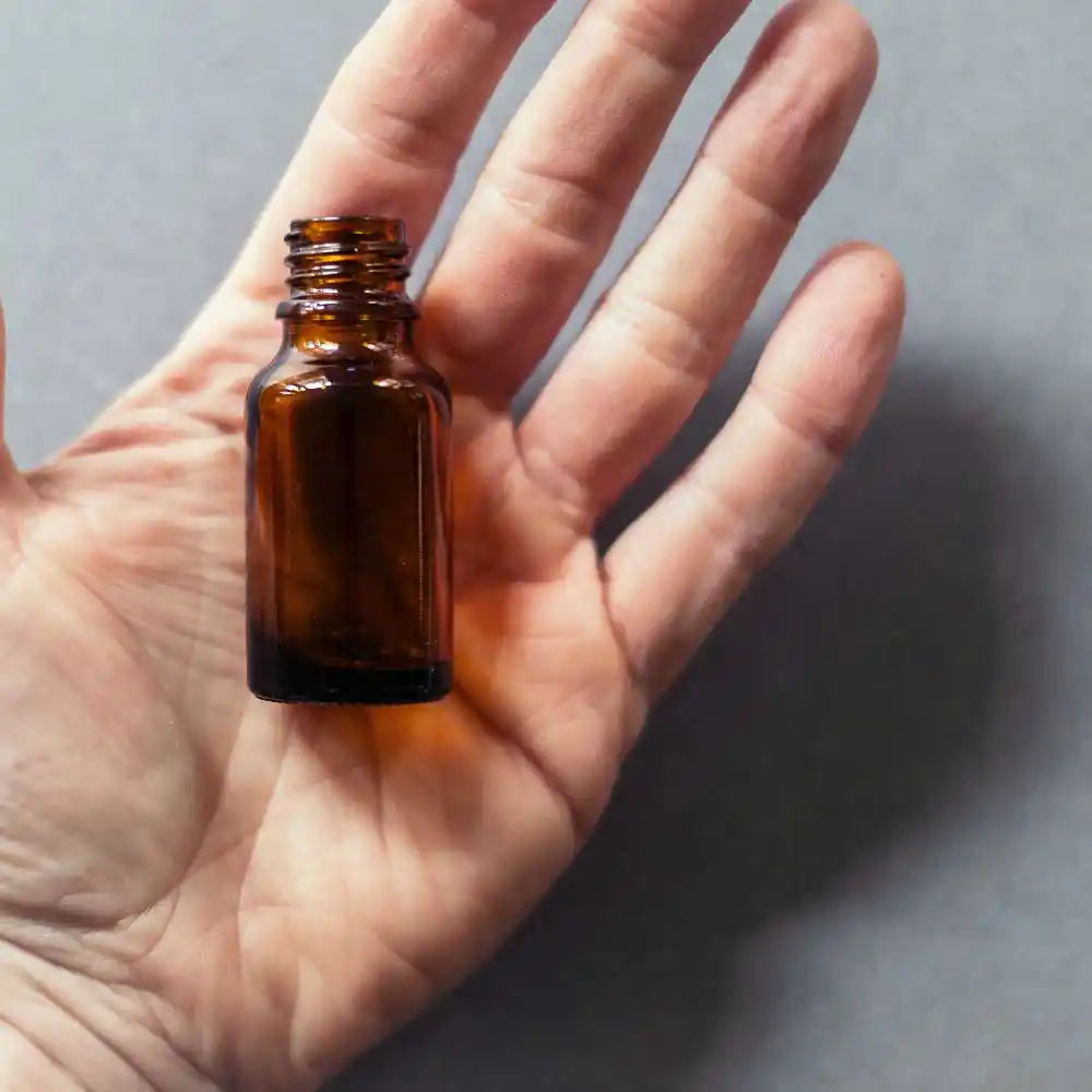 The Plant Workshop fragrance oils in amber glass dropper bottles