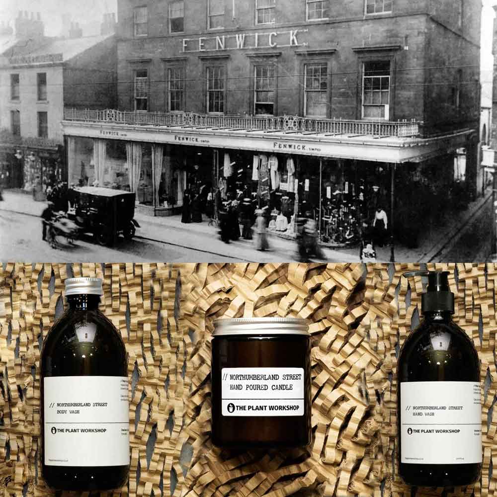 Northumberland Street scented candle from The Plant Workshop