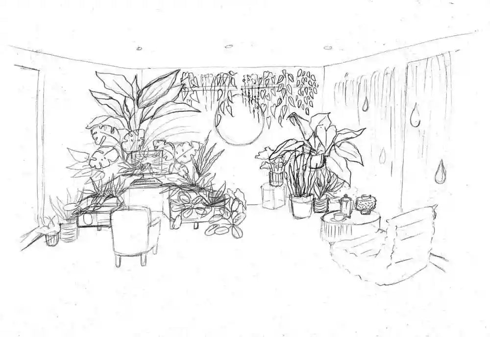 The Plant Workshop home fragrance styled in a work from home setting