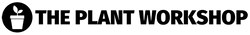 The Plant Workshop official logo in black text with a transparent background.